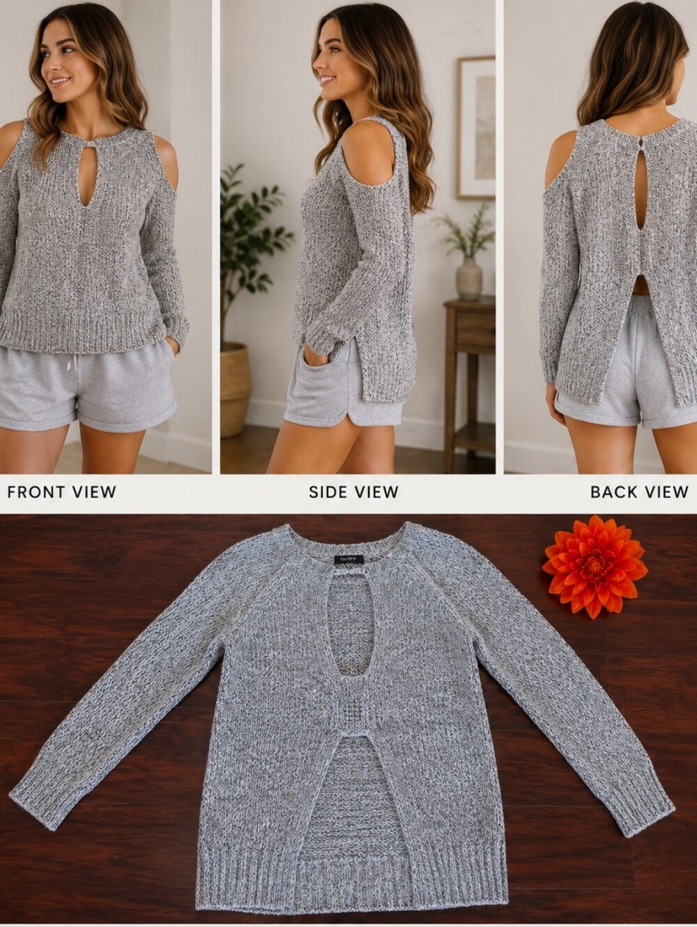 QUINN OPEN BACK SWEATER